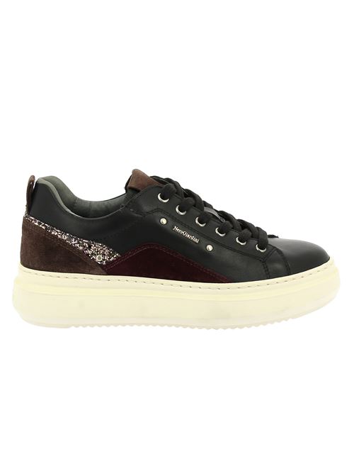 sneakers da donna in pelle nera NERO GIARDINI | I411592D100